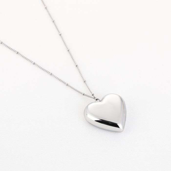 Roos Necklace 80cm - Zilver