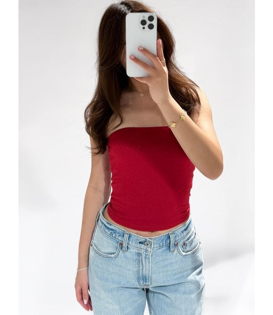 Tara Tupe Top - Red