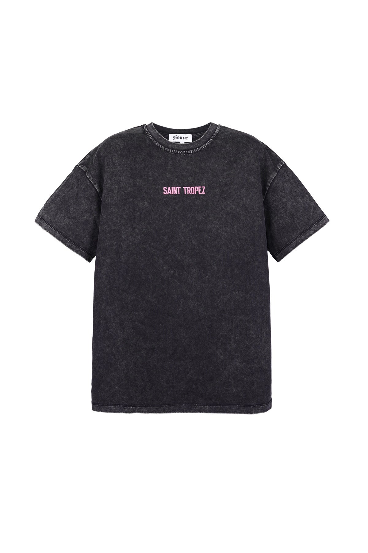 Saint Tropez tee donkergrijs