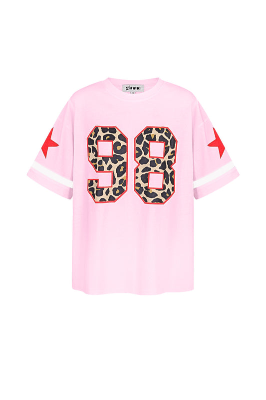 Baseball 98 tee Roze