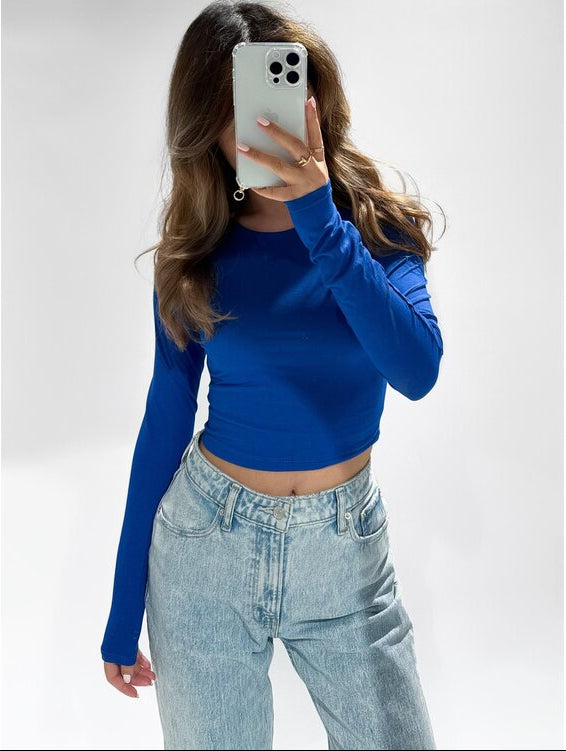 Leela top - Cobalt